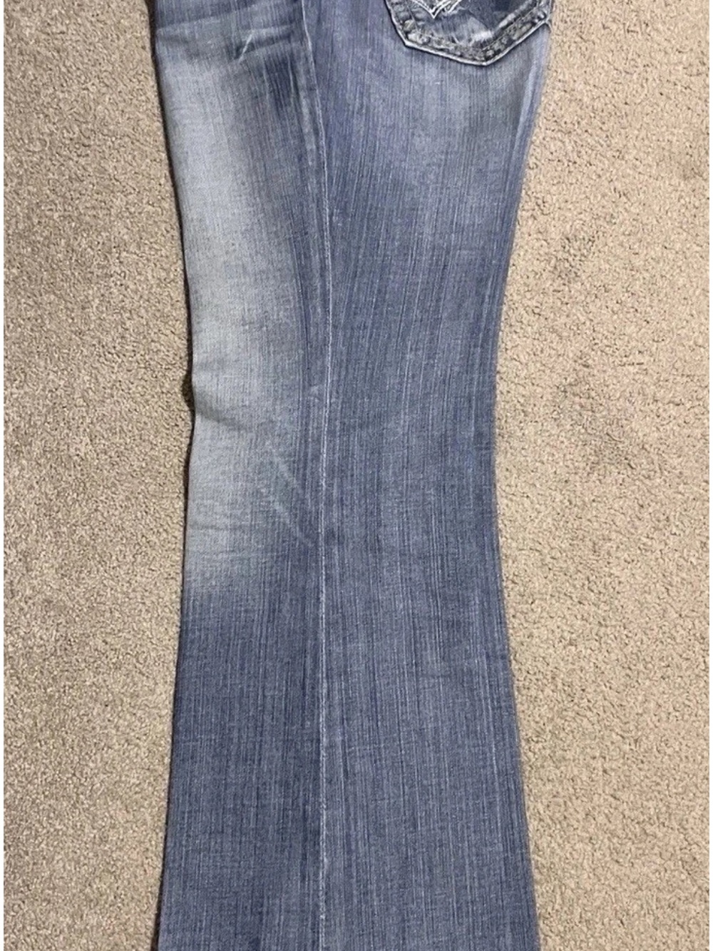 Big Star Maddie Women's Light Blue Flare Jeans Sz 30L